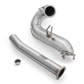 Downpipe kit Audi A7 Sportback 3.0 TDI with OBD catalytic converter, muffler and heat shield