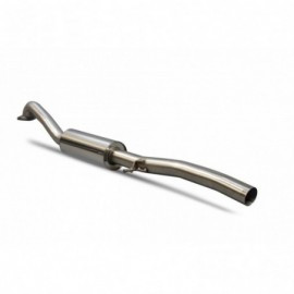 Rear Silencer Upgrade Ford Fiesta Mk7 1.0T EcoBoost (ST Rear Valance Fit) to CatBack Resonated