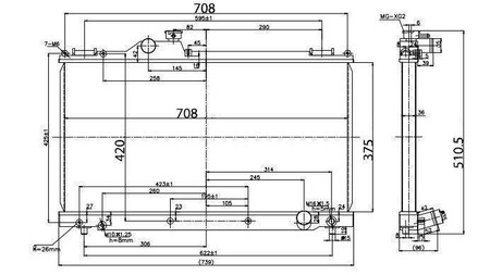 Performance Radiator Lexus IS250 IS350 01-05 Manual