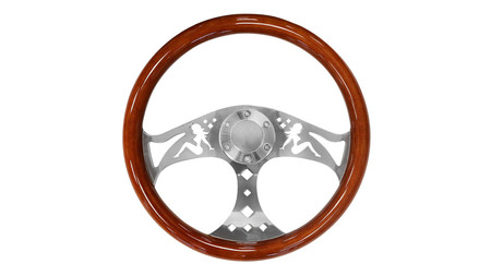 Steering wheel 380 mm – wood