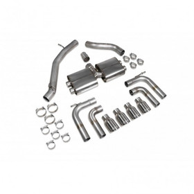 CatBack Audi S3 2.0T 8V Saloon Facelift GPF Non-resonated Non-valved