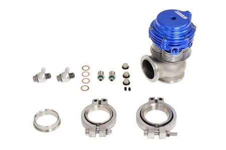 External WasteGate TurboWorks 38mm water cooled 2,5 Bar V-Band Blue