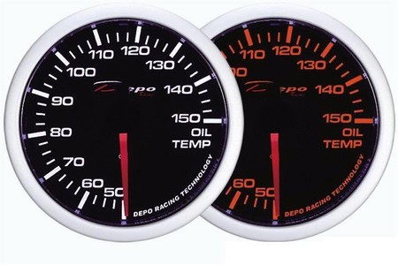 DEPO gauge WA 60mm - Oil Temperature