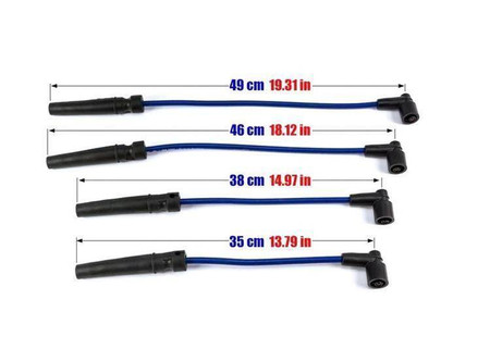 Ignition Leads Daewoo Lanos Lancia Delta Alfa Romeo 155 87-01 Blue