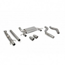 CatBack Opel Vauxhall Corsa E VXR Non-resonated