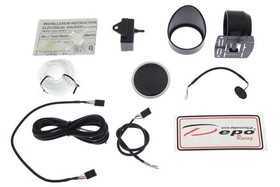 Zegar 52mm Turbo Elektryczny 1-3 BAR Depo PK