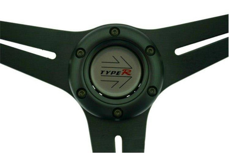 Kierownica sportowa PRO 350 mm czerwona carbon – offset 20 mm