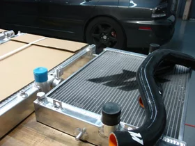 Performance radiator Mitsubishi Lancer Evolution 7/8/9 Half-Size 2001-2007 Mishimoto