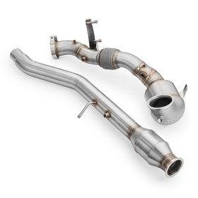 Downpipe Skoda Superb 2.0 TSI with MS catalytic converter and muffler
