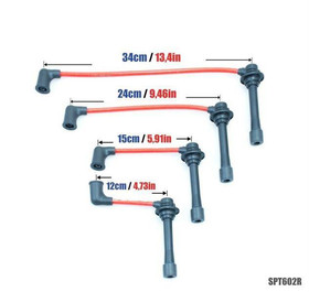 Ignition Leads Mazda MX-5 Xedos 6 1.6 1.8L 90-98 Red