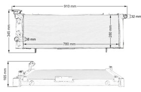 Performance Radiator Jeep Cherokee II 1991-2001
