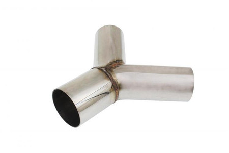 Exhaust Y-Pipe 90° 60/70mm 304SS