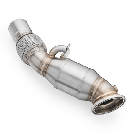 Downpipe BMW F32 F33 F36 LCI 420i 420ix 430i 430ix B48 z katalizatorem EURO 3 100 CPSI