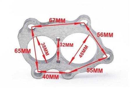 Flansza Downpipe T25 T210 GT30 GT32