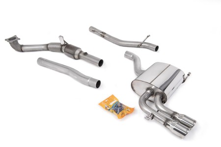 Turbo-back including Hi-Flow Sports Cat Audi A3 2.0T FSI Quattro 5 door SportBack 2004 - 2012 ( Louder ) Milltek Sport