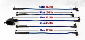 Przewody zapłonowe BMW 316I 318I 518I Volvo 740 760 80-91 Niebieskie