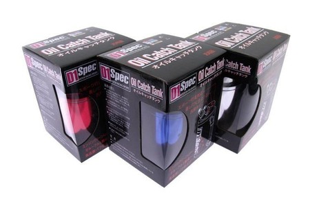 Oil Catch Tank 9mm Red D1Spec