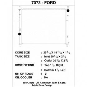 Radiator Ford Mustang GT Mk6 5.0L Coupe CSF