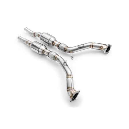 Downpipe Audi A6 S6 Allroad C5 2.7 T z katalizatorem EURO 3 100 CPSI