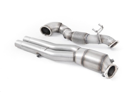 Large Bore Downpipe and Hi-Flow Sports Cat Audi TT Mk3 TTRS 2.5TFSI Quattro ( OPF/GPF Models ) 2019 - 2025 Milltek Sport