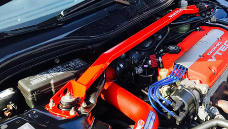 Strut Bar Honda Accord VI Coupe Black