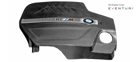 Engine cover BMW N55 Black Carbon Eventuri  
