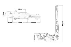 Universal Hydraulic Handbrake DRIFT – Performance Kit for Drift, Rally and Motorsport