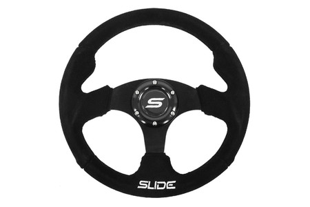 SLIDE steering wheel 320 mm suede black - 20 mm offset