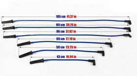 Ignition Leads Volkswagen Camaro Impala Trans Sport V6 88-97 Blue