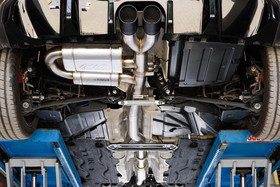 Catback MINI Cooper S F56 LCI JCW B48D końcówka 1