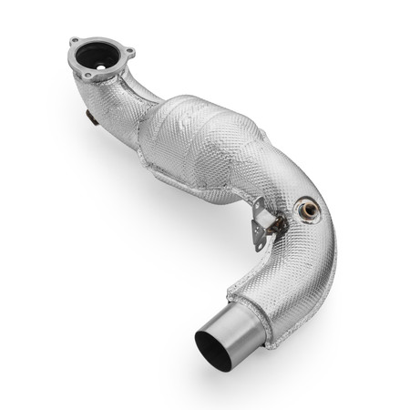 Downpipe Mercedes AMG A35 GPF W177 4MATIC DPF OFF usunięcie GPF z katalizatorem MS i osłoną termiczną