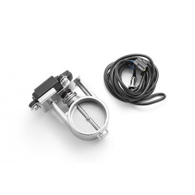 Transverse straight-through muffler with valve E600 63 mm