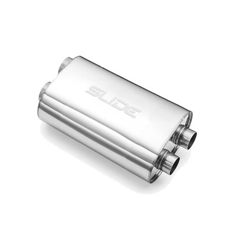 Center muffler 51mm/350mm SLIDE 304SS