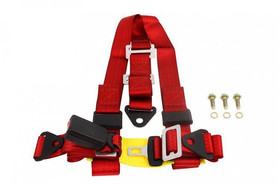 Racing harness 3-point 2" red – E4 homologation