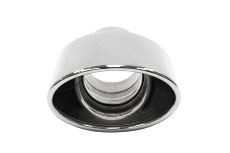 Końcówka tłumika 120×75 mm, wejście 63 mm – polerowana