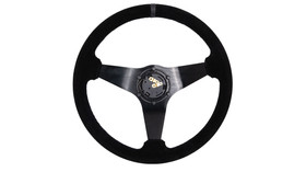 SLIDE steering wheel 350 mm suede black - 20 mm offset