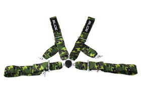 Pasy sportowe SLIDE Quick 4-punktowe 3" camo