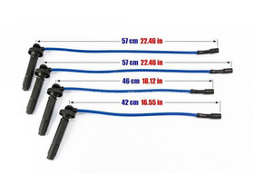 Przewody zapłonowe Subaru Impreza EJ18 EJ20 EJ22 EJ253 93-02 Czerwone