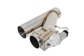 Electric Exhaust Cutout Y-Pipe 2.5" (63 mm) Kit with Remote