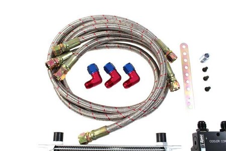 Oil Cooler Kit 15 Rows + Thermostatic Module D1Spec