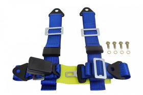 Racing harness 4-point 2" blue – E4 homologation