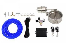 Pneumatyczna przepustnica wydechu 3" (76 mm) Vacuum Closed zestaw