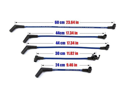 Przewody zapłonowe Renault Clio R19 Volvo 440 460 480 1.7L 87-95 Czerwone