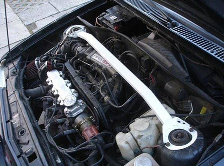 Strut Bar Opel Corsa A Black