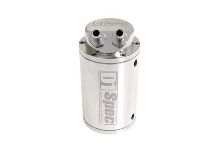 Oil Catch Tank 9mm Silver D1Spec