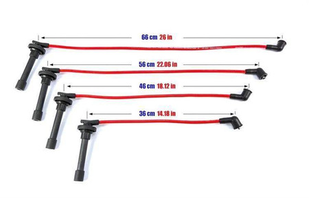 Ignition Leads Honda Accord Prelude 90-01 Blue