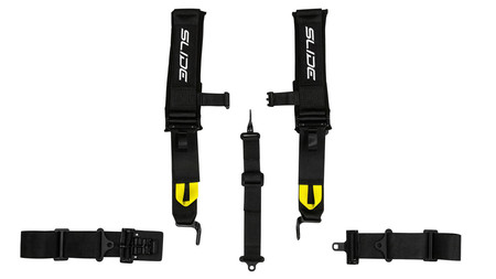 Racing seat belts SLIDE V2 black 5p 3" offroad 