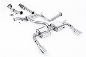 Turbo-back including Hi-Flow Sports Cat Ford Focus MK2 RS 2.5T 305PS 2009 - 2010 ( Quieter ) Milltek Sport