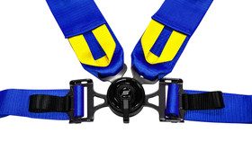 Racing seat belts SLIDE V2 Quick dark blue 4p 3" 