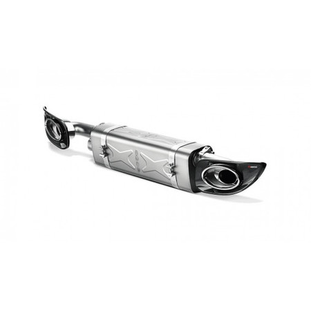 Porsche 911 Turbo/Turbo S (997 FL) Slip-On Line (Titanium) Akrapovic
